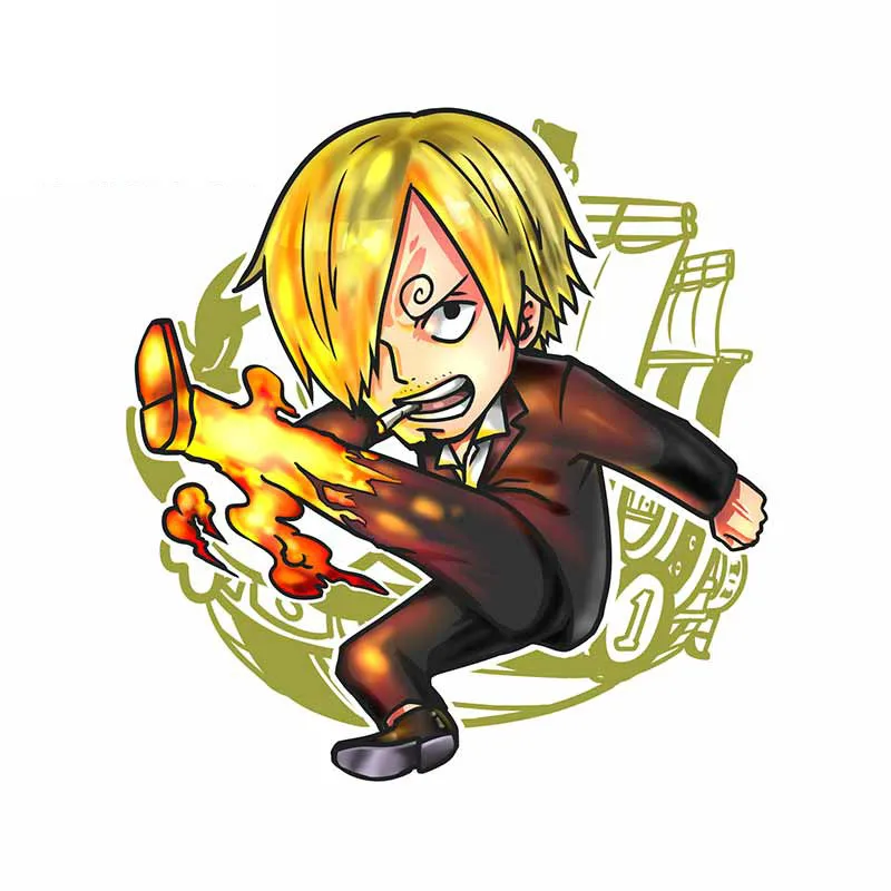 

ONE PIECE Fine Decal Personality Car Sticker and Decals Material Suitable for RV Waterproof Car Decoration Accessories KK13*13cm