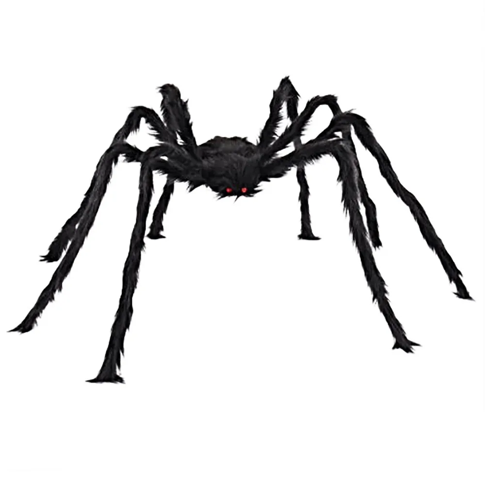 150cm Hairy Giant Spider Decoration Halloween Prop Haunted House Decor Holiday Decorations Party Decoration#GH | Дом и сад