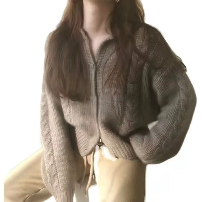 

Новинка 2021, женский осенне-зимний вязаный свитер в безымянном стиле от cмаз