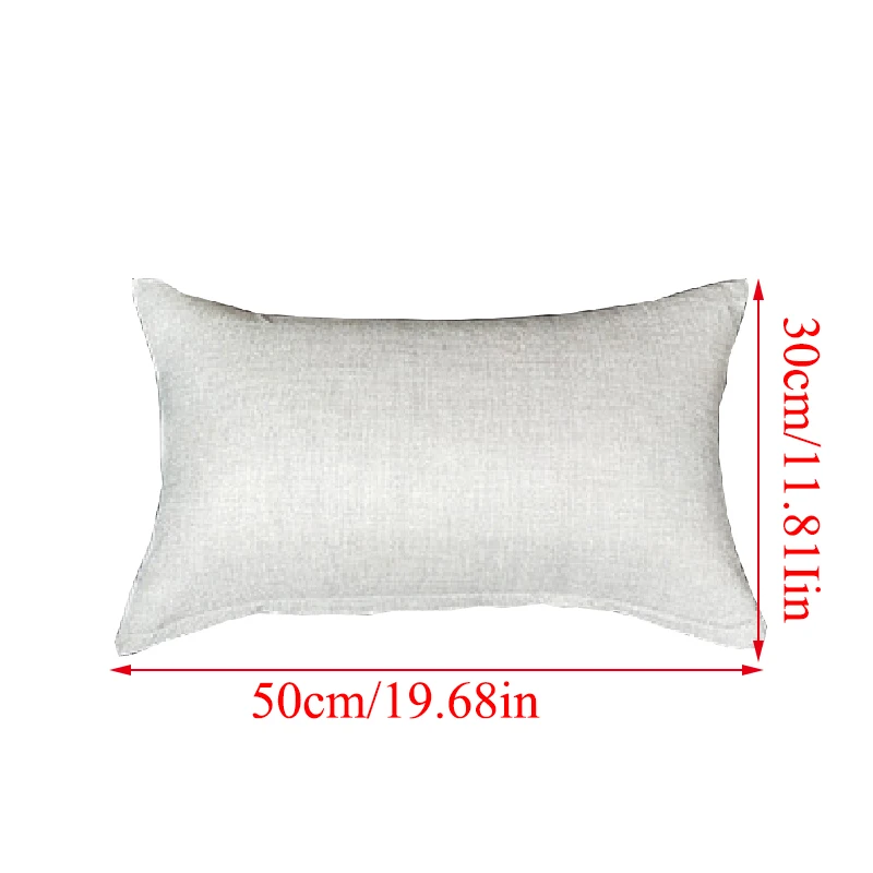

Rectangular Cushion Cover Linen Cotton Blend Pillowcase Sofa Bed Decorative Pillow Pillowcase Household Textile Products