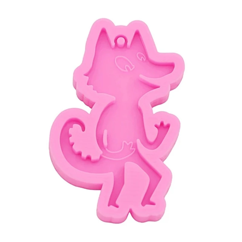 

Animal Pendant Epoxy Resin Mold Keychain Earrings Silicone Mould DIY Crafts Jewelry Necklace Casting Tool