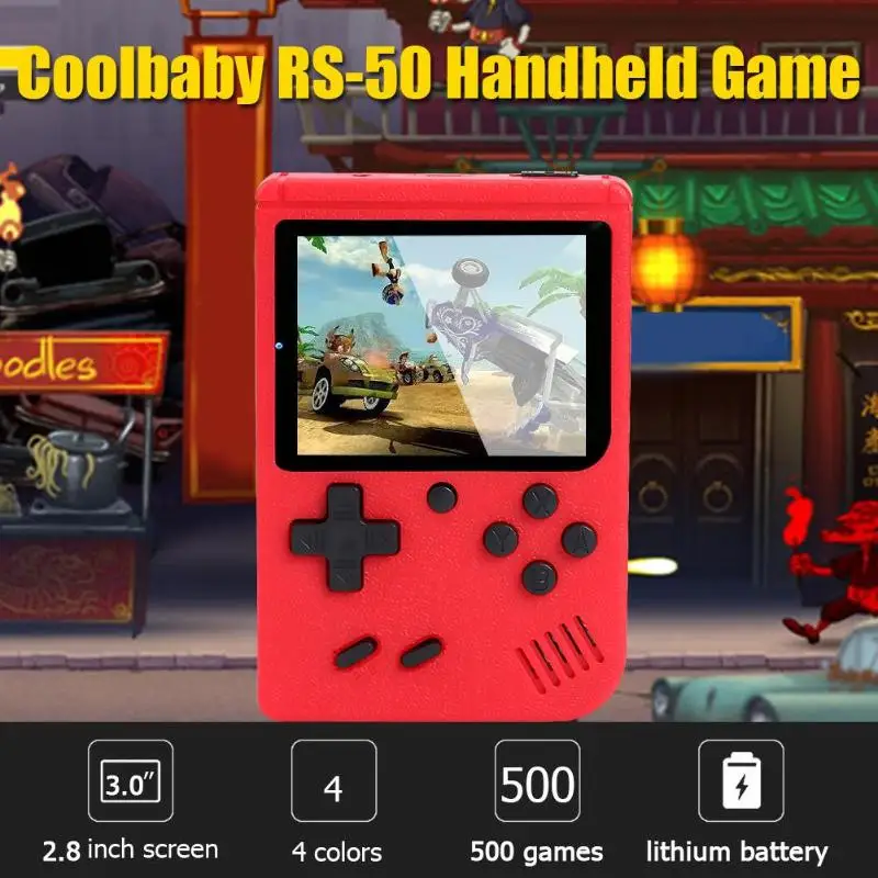 3 дюймов Портативный чехол для телефона в виде ретро игровой консоли встроенный