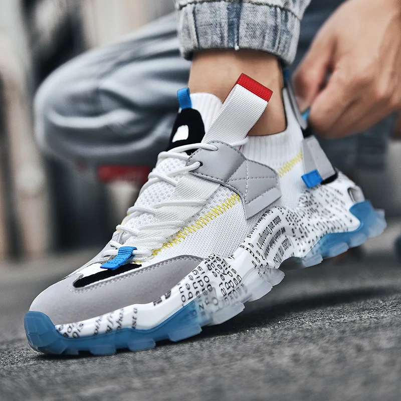 

Men's Sneakers Spring and Autumn New Fashion High Quality Mesh Comfortable, Breathable and Color Matching Men's Casual Shoes
