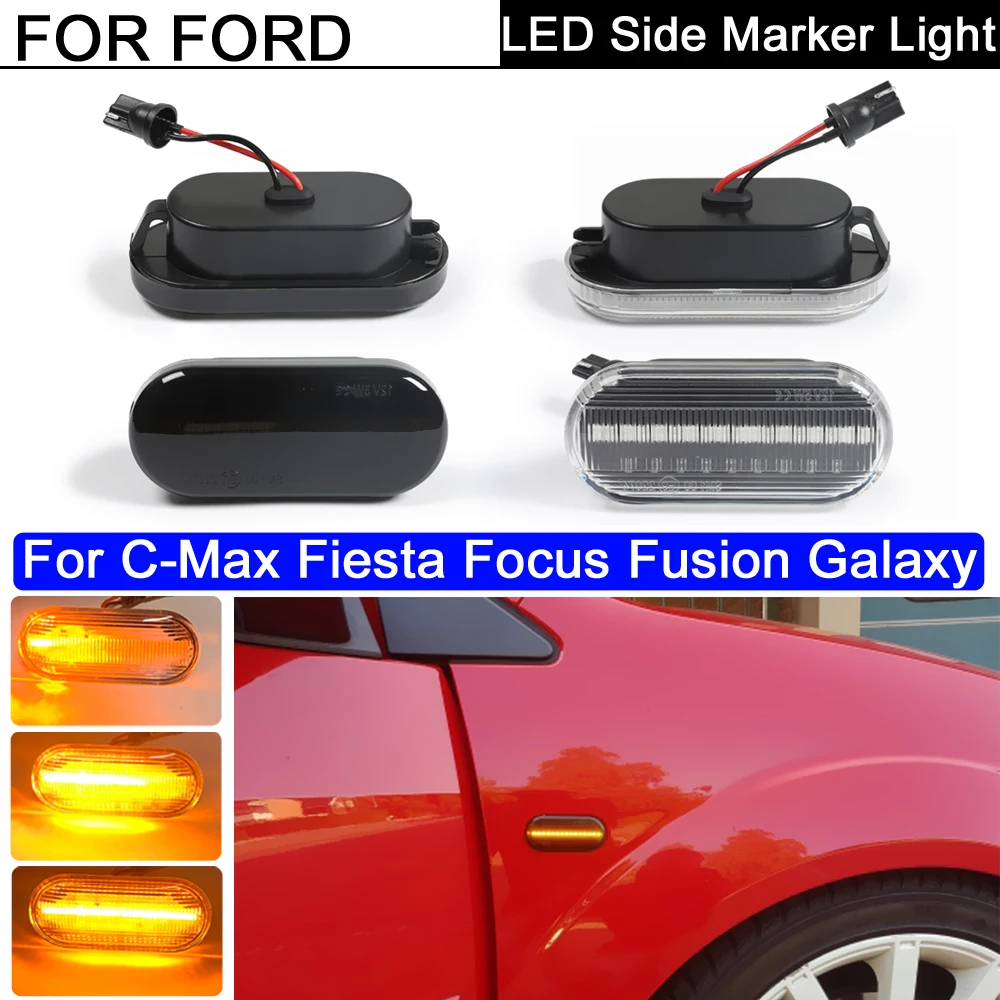 

Led Dynamic Side Marker Turn Signal Light For Ford Focus MK2 Fusion for VW Golf 3 4 Passat Polo Sharan Vento for Skoda For SEat
