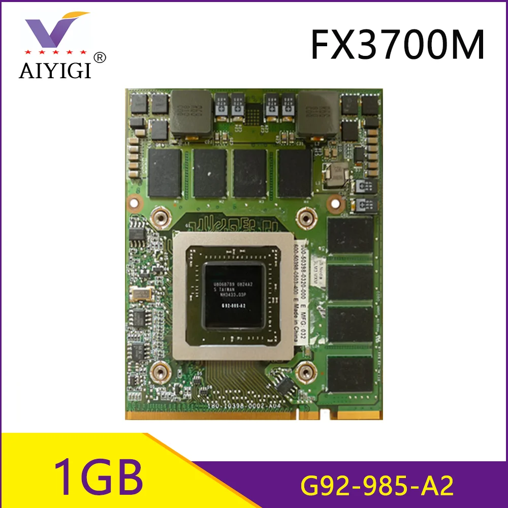 Квадро FX3700M FX 3700 м 1 Гб Видео Графика карты с X кронштейн G92 985 A2 для HP Compaq 8710 Вт 8710p 8730
