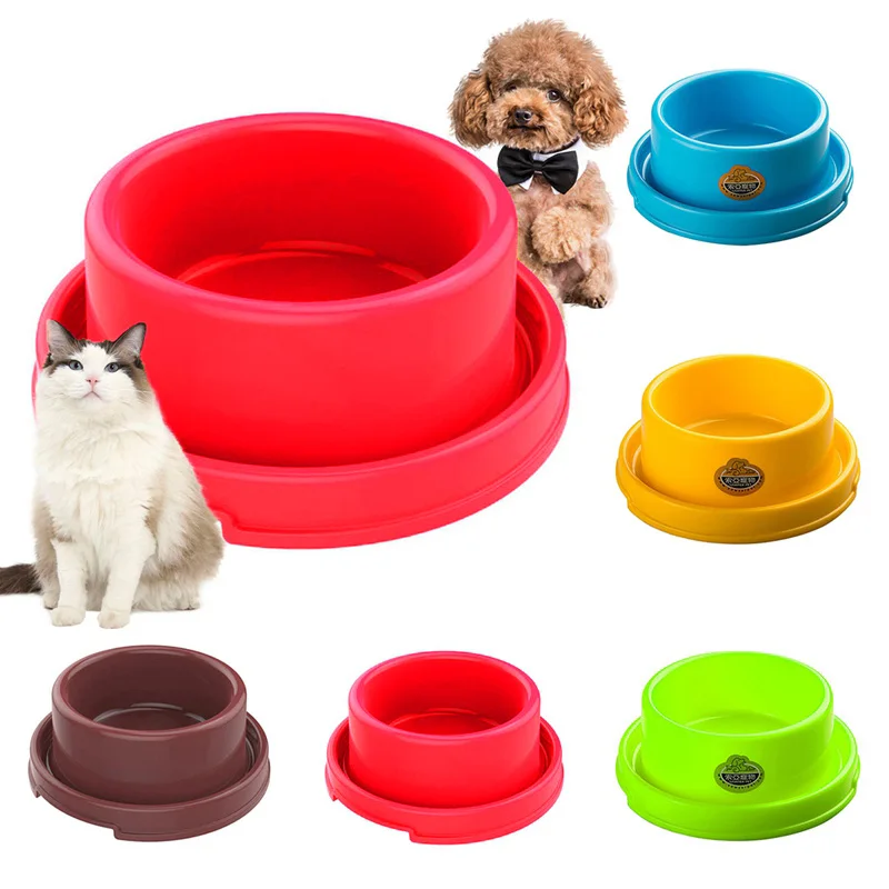 Горячая продажа миски для собак кормушка питомца щенка котенка портативная