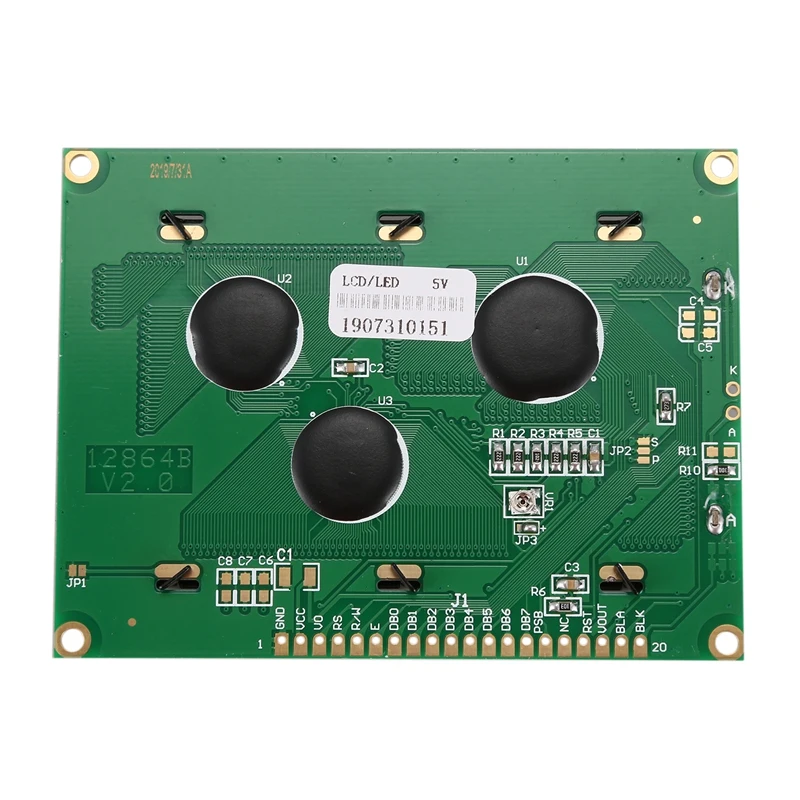 128x64 точек ЖК-дисплей модуль 5V Синий Экран 12864 с Подсветка ST7920 параллельно Порты и