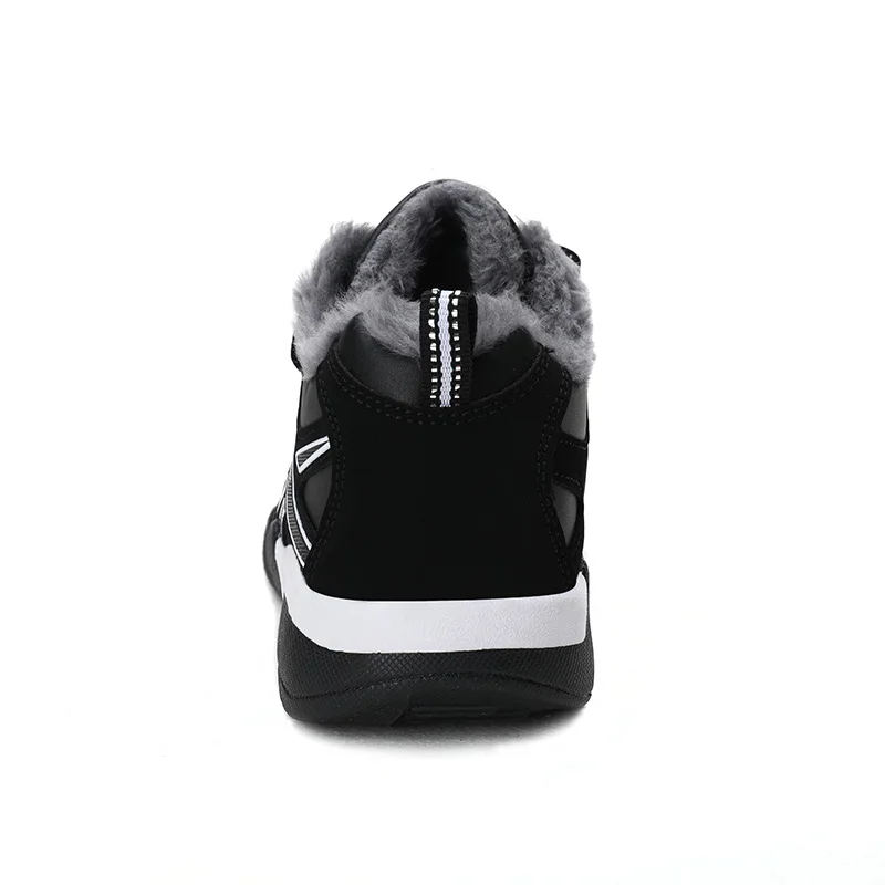 Boys Sneakers Winter Shoes Kids Cotton Shoes Fashion Fur Warm Outdoor Trainer Kids Running Snow Shoes Children Sport Shoe Boots