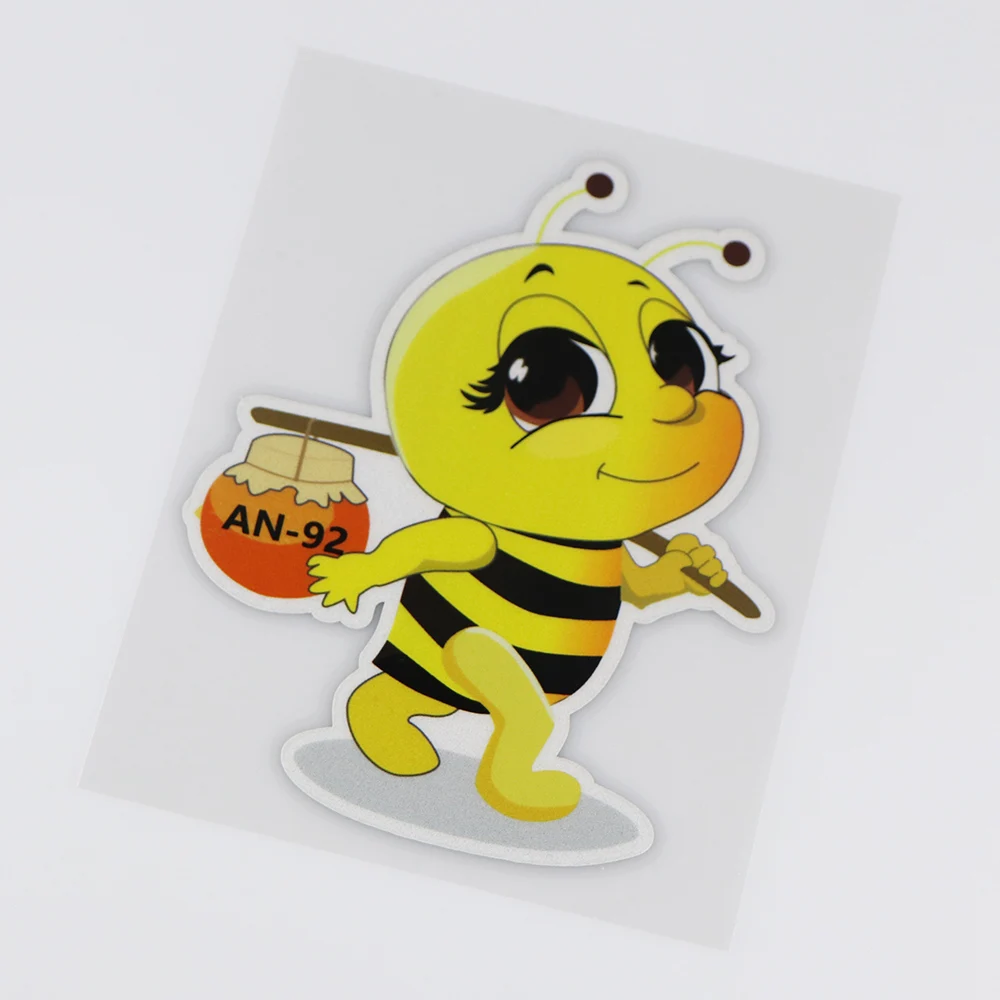 YOJA 9.5X12.5CM Lovely Cartoon Vinyl Decal Car Stickers Yellow Bee An-92 ZT3-0075 | Автомобили и мотоциклы