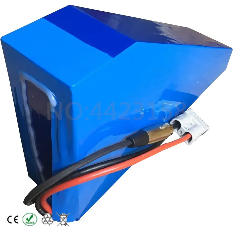 48V 20Ah треугольная батарея 48V 1000W 2000W батарея для электрического велосипеда 48V 20Ah литиевая батарея с сумкой+ 54,6 V 5A зарядное устройство