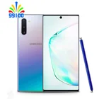 Восстановленный разблокированный сотовый телефон версии США Samsung Galaxy Note 10 N970U N970U1 Qualcomm 855 8 ГБ + 256 Гб экран 6,3 дюйма одна Sim-карта