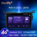NaviFly 7862 Android все в одном автомобиль интеллектуальная система радио мультимедиа видео плеер для Toyota RAV4 4 XA40 5 XA50 2012 - 2018