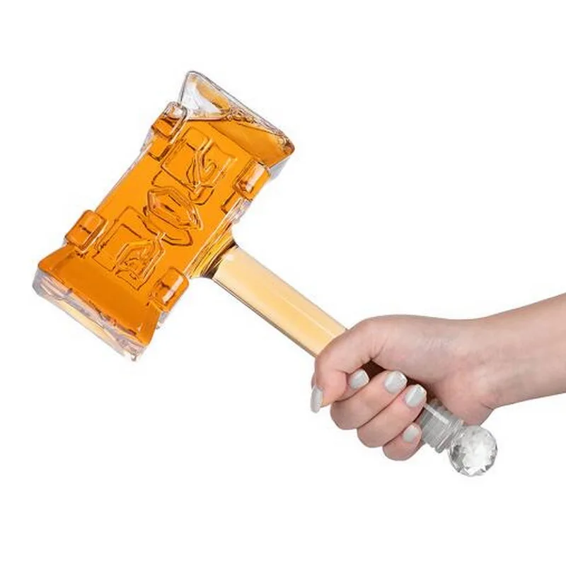 Новый продукт креативный 3D трехмерный молоток боросиликатная стеклянная