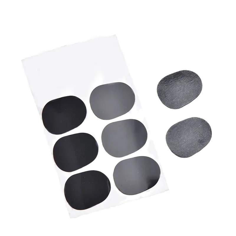 

8 Pcs/lot Black Rubber Soprano Saxophone Sax Clarinet Mouthpiece Pads Patches Cushions 0.8mm Thickness
