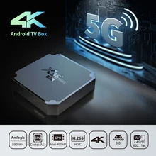 X96 Mini TV Box Android 9.0 S905W Quad Core 1GB RAM 8GB ROM Dual Band WiFi STB TV Box Android 9.0 WIFI Media Player