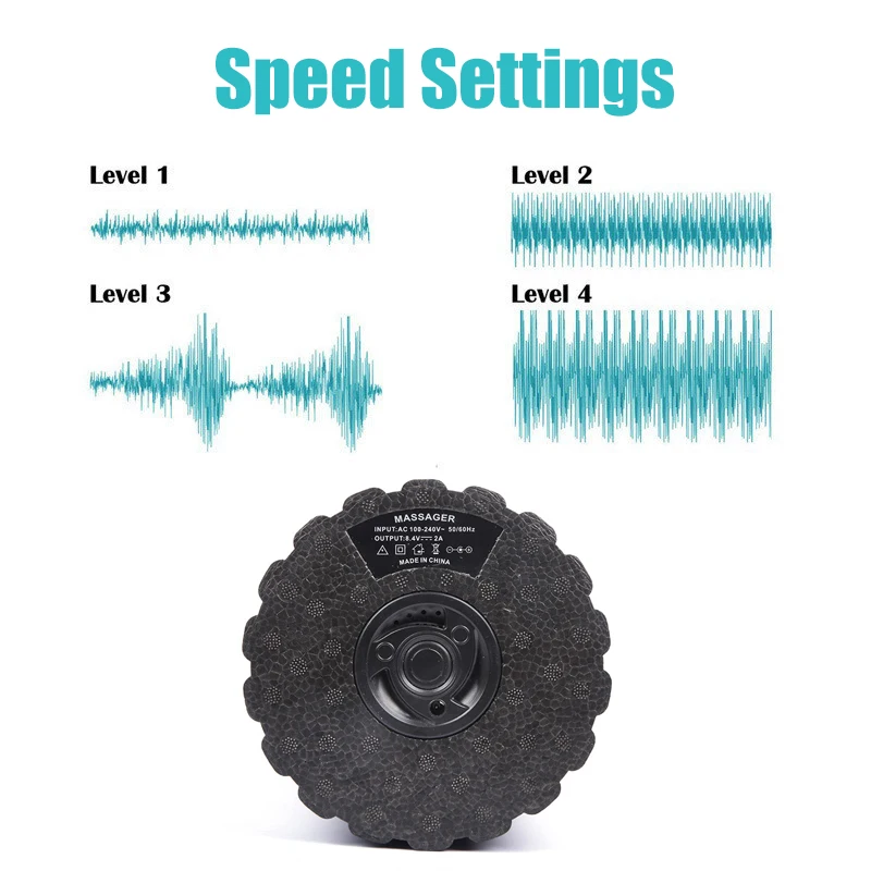 Электрический массажный ролик для йоги колонка перезаряжаемый фитнеса подушка