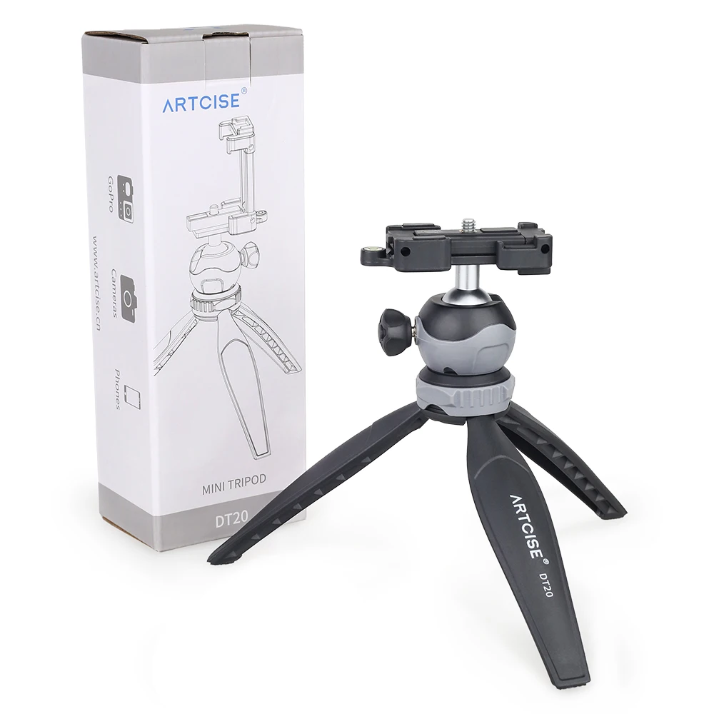 Настольный Штатив ARTCISE DT20 для телефона 2 в 1 мини штатив смартфонов и DSLR камер Gopro