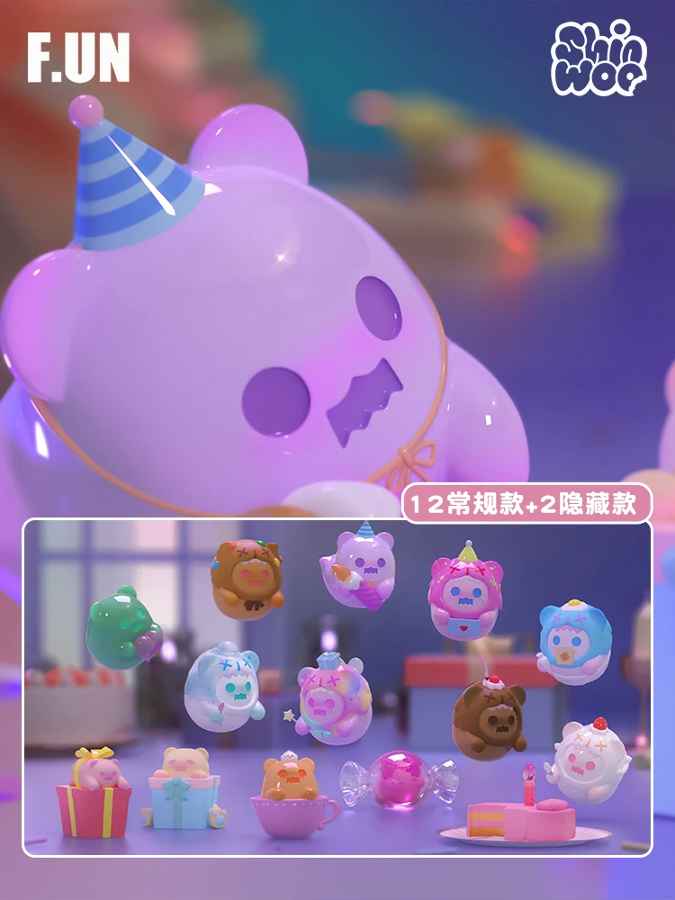 Shinwoo Fun-caja para los ojos de feliz cumplea&ntilde;os, juego de mesa arte figurativo, decoraci&oacute;n de habitaci&oacute;n de coche, colecci&oacute;n de regalo-1