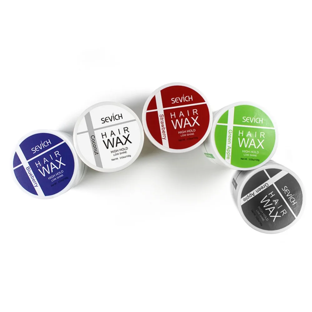 Hair Wax Natural Hairdressing Wax Styling Cream Hair Tools For Men 100g Hair Styling Clay Hair Pomade Slicked Keep Hair Men Oil