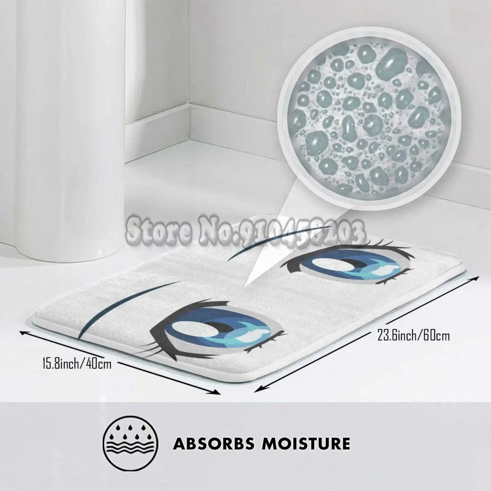 Глаза напольного коврика декоративные дверные коврики для спальни кухни