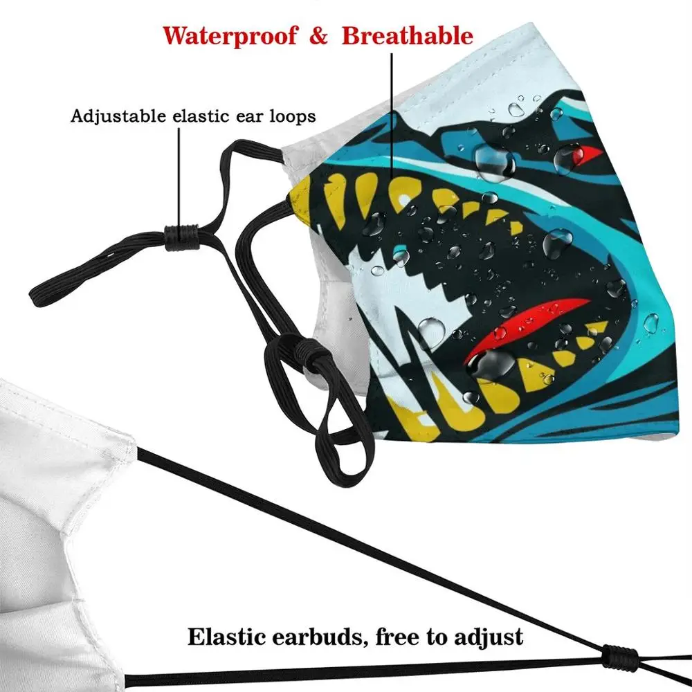 Ужасное существо плохие зубы дракон-монстр Забавный принт многоразовая