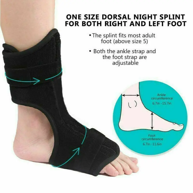 

1 PC Foot Support Ankle Brace Orthosis Plantar Fasciitis Night Splint Correction Health99