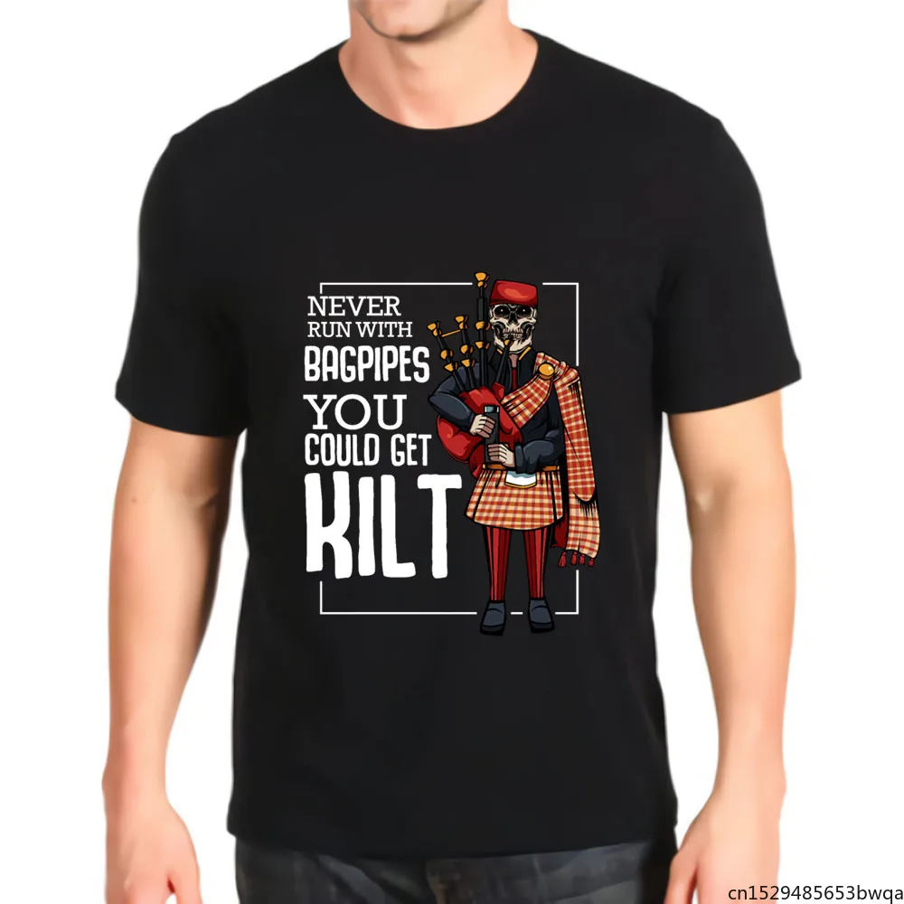 

Graphic Retro Bagpipes Harajuku Anime Best Seller Top Mens T-shirt Unisex Tee