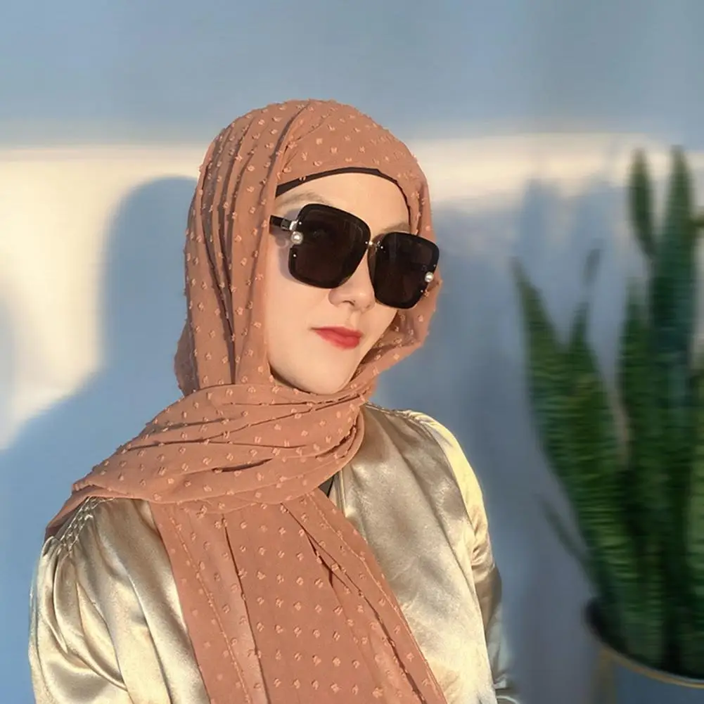 

Шифоновый хиджаб, Джерси, удобные шифоновые головные повязки для женщин, внутренний тюрбан, Обложка, головной убор
