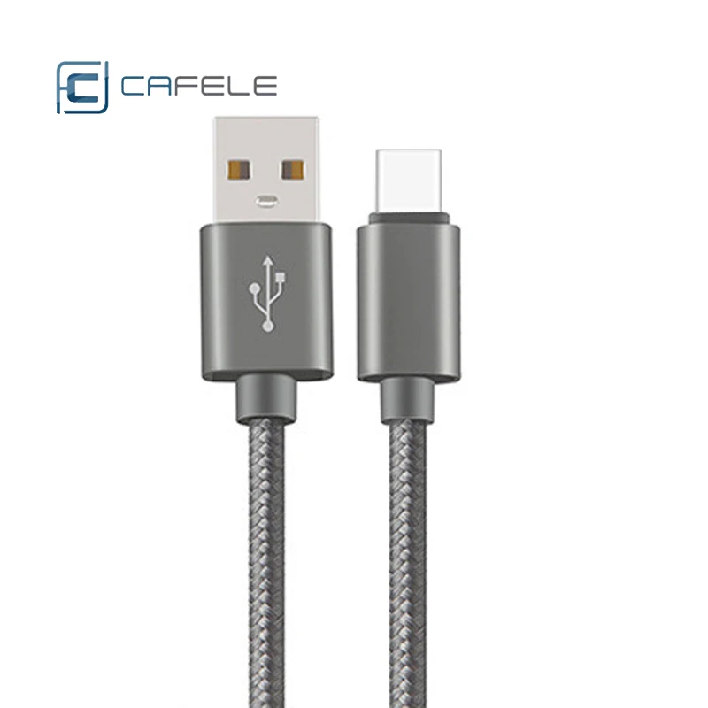 Cafele USB кабель 2A Быстрая зарядка нейлоновый переплет Usb строка данных для Iphone X Xs Max 6