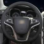 Черная искусственная кожа Чехол рулевого колеса автомобиля для Chevrolet Malibu 2011-2014 вольт 2011-2015