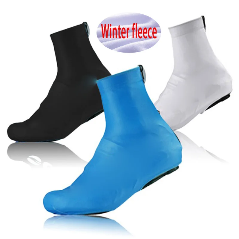 

WINTER FLEECE THERMAL 2019 PURE (NO LOGOS) Cycling Shoe Cover Sneaker Overshoes Lycra Road Bicycle Bike MTB Cycling Shoe Cover