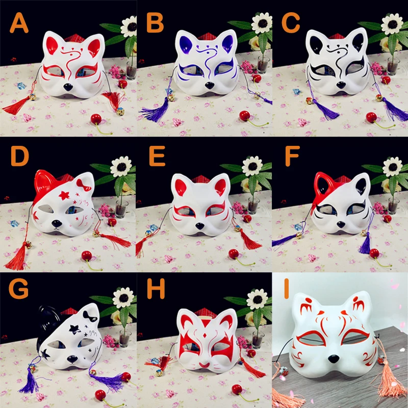 Ручная роспись убийца лиса уход за кожей лица маска Творческий Маскарад