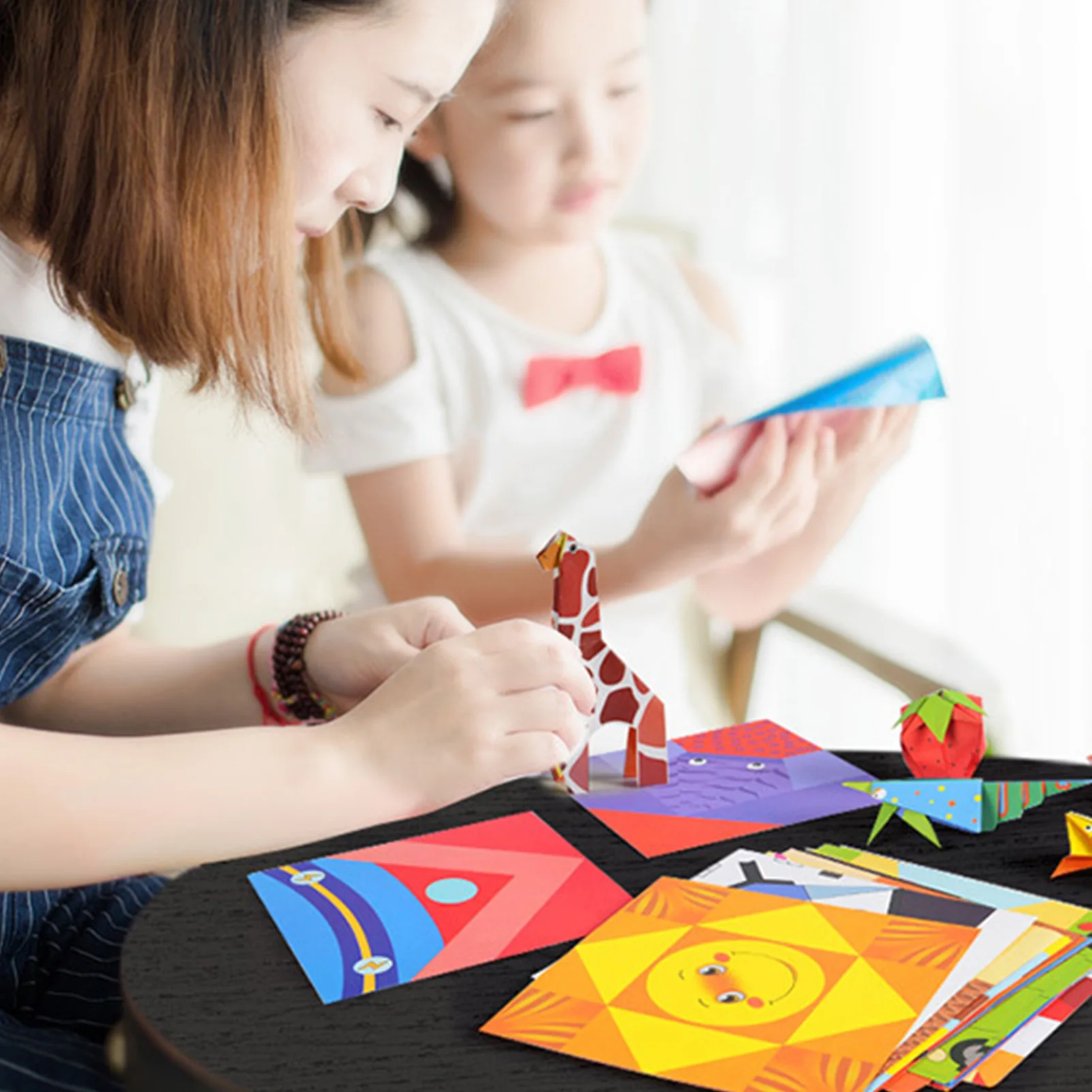 

Pcsset DIY Educational Origami Paper Cutting Book Crafts Children Handmade Toys Kindergarten Fun Puzzle Baby Kids easy to use