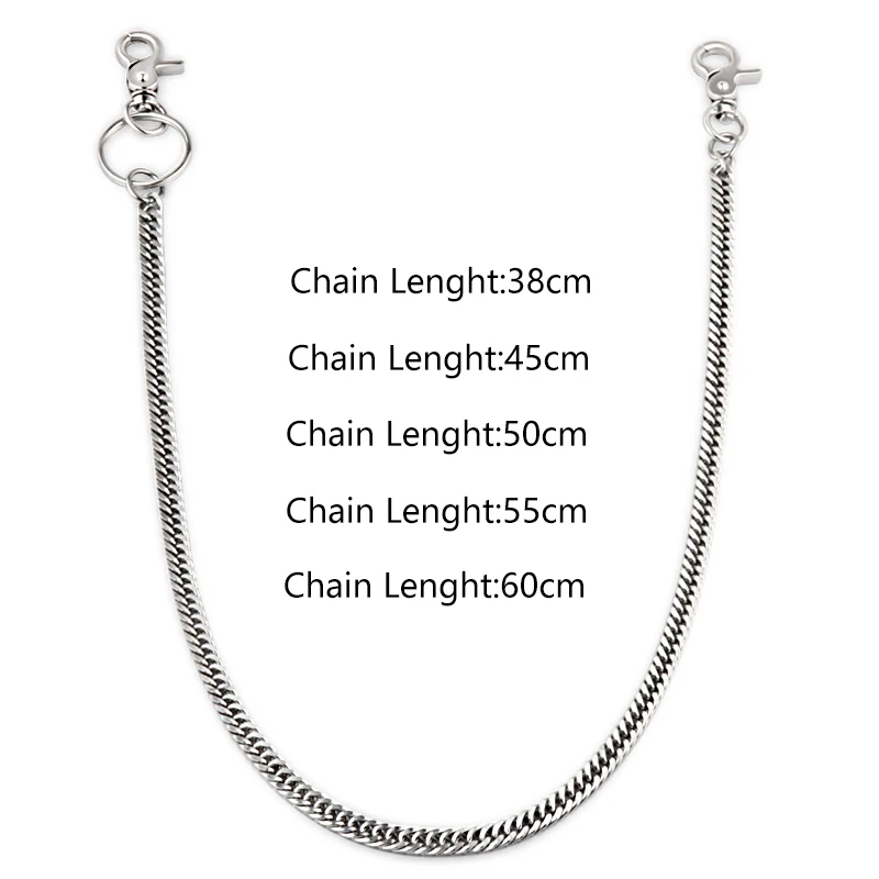 Брелок WIWI из нержавеющей стали с большим кольцом и брюками унисекс | Украшения