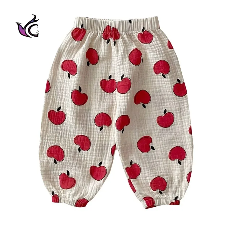 

Yg Брендовая детская одежда летняя новая детская невыпадающая соска противомоскитные штаны новорожденных От 0 до 2 лет штаны для маленьких м...