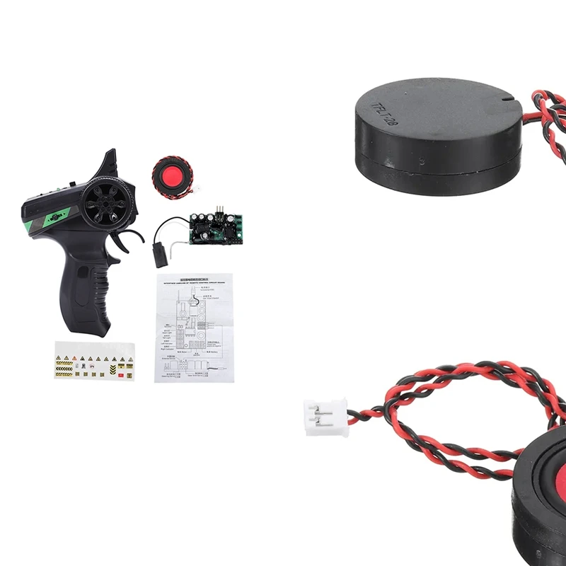 

Звуковая система, передатчик, приемник, плата, гудок, обновленные аксессуары для WPL D12 C24 B24 B36 MN D90, запчасти для радиоуправляемых грузовиков и ...