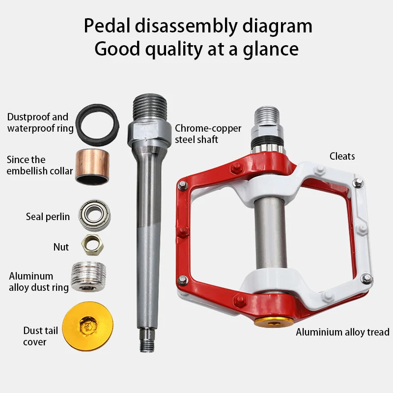 

Bike Pedals MTB Road Bearings Bicycle Pedals Mountain Bike Pedals Wide Platform Pedales pedales bicicleta quick release pedals