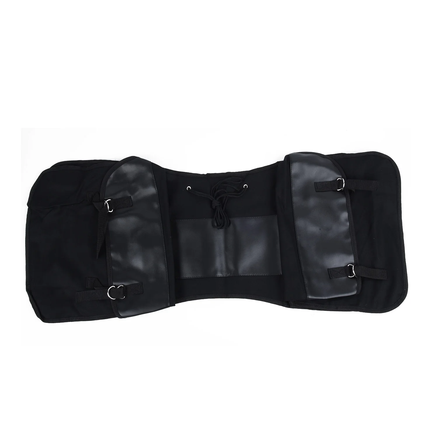 

Leather Motorcycle Bag Canvas 38*13*28.6cm Ropes Accessories Spare Kit