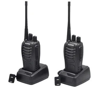 2 комплекта BF888S Ручной fm-трансивер UHF двухсторонний радиоприемник BF 888S любительский коммуникатор HF cb радиостанция рация Baofeng