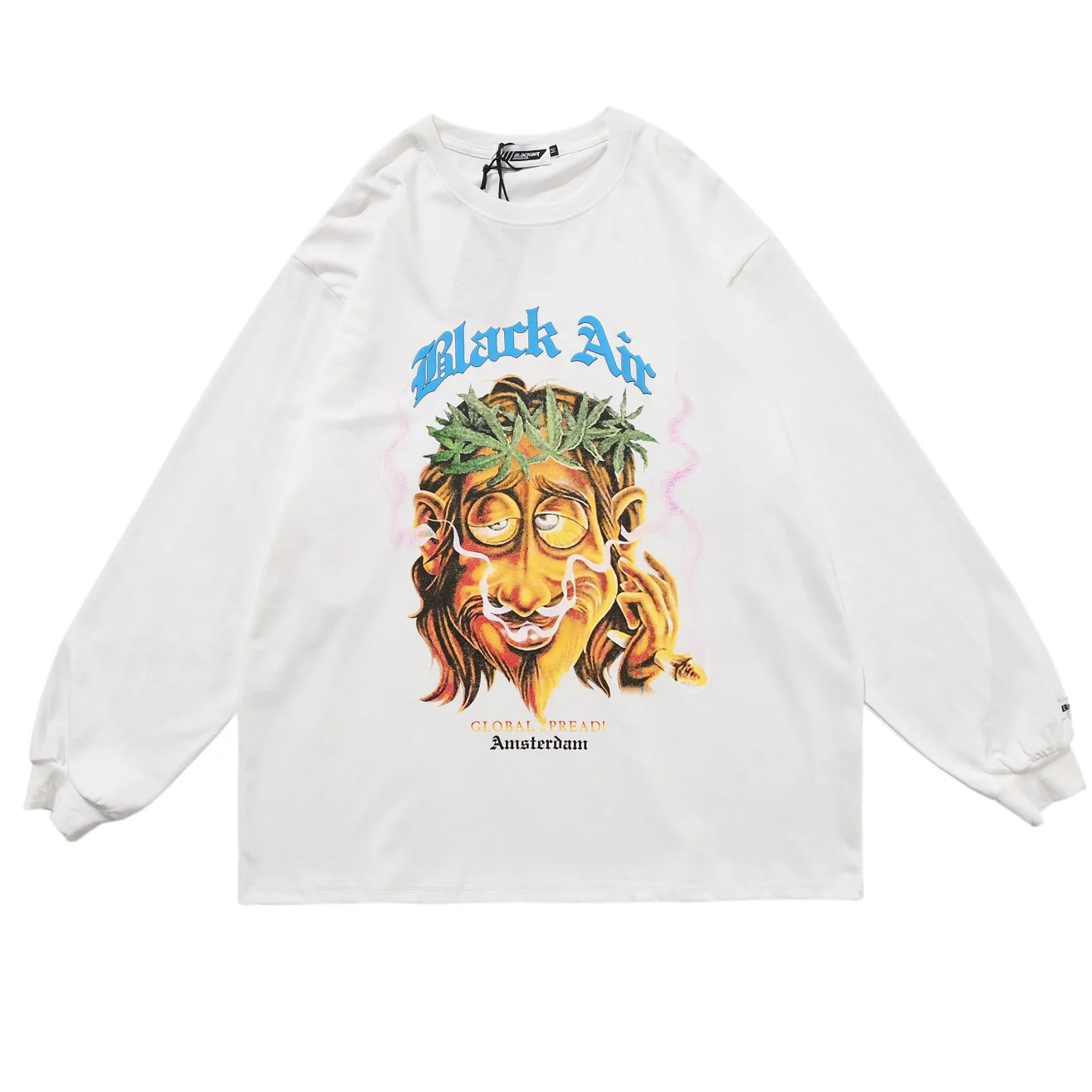 Мужские футболки с принтом AT SUNRISE smoking уличный сверхразмерный стиль Харадзюку 2020