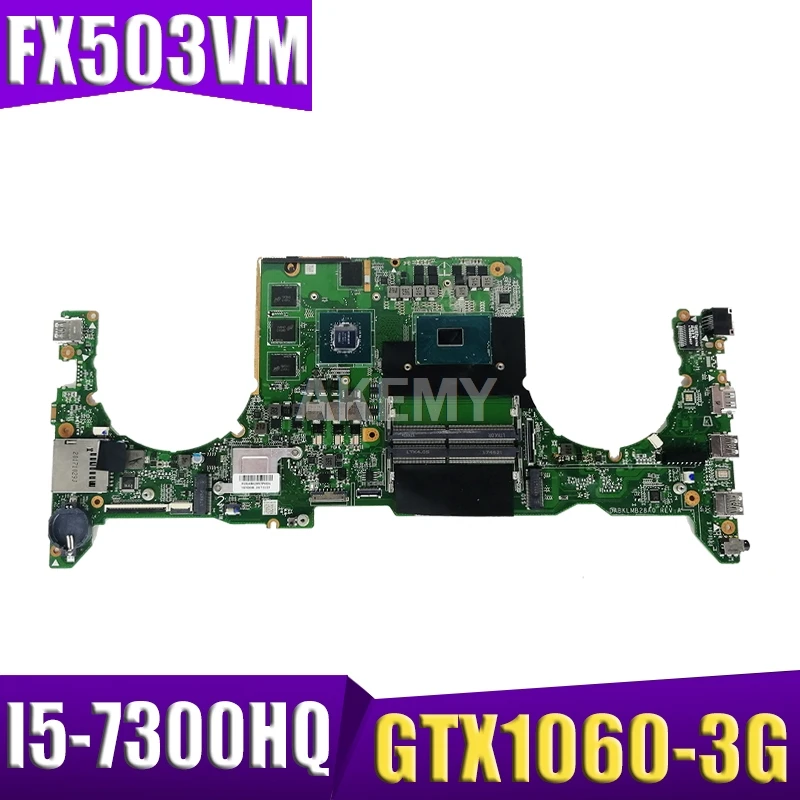 

DA0BKLMBAB0 Laptop motherboard for ASUS TUF Gaming FX503VM GL503VM FX503V GL503V Test original mainboard I5-7300HQ GTX1060-3G