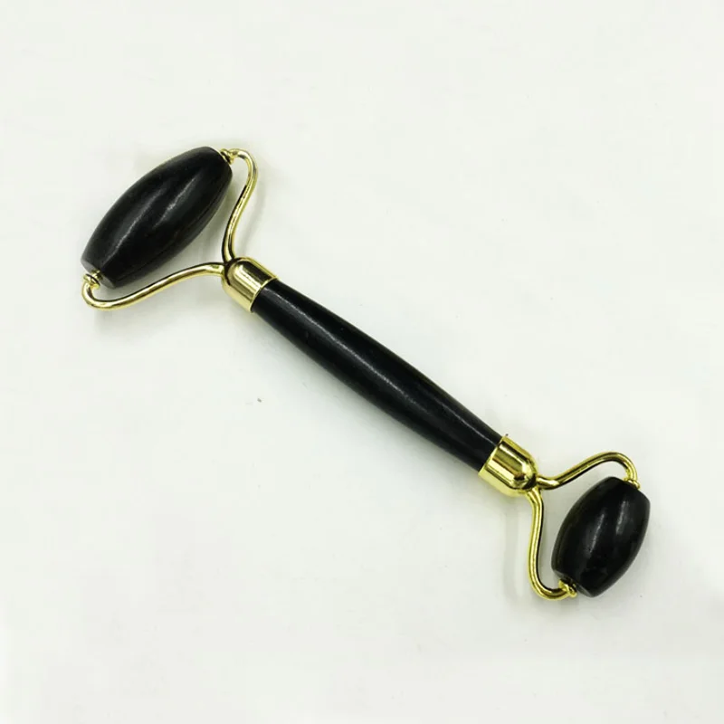 100% натуральный нефритовый роликовый лицевой массажный ролик с двойными