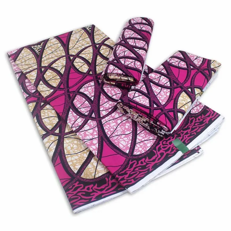 

Ankara Wax Fabric High Quality African Wax Print Fabric 100% Cotton Soft African Guaranteed Veritable Real Wax for Dress VL-86