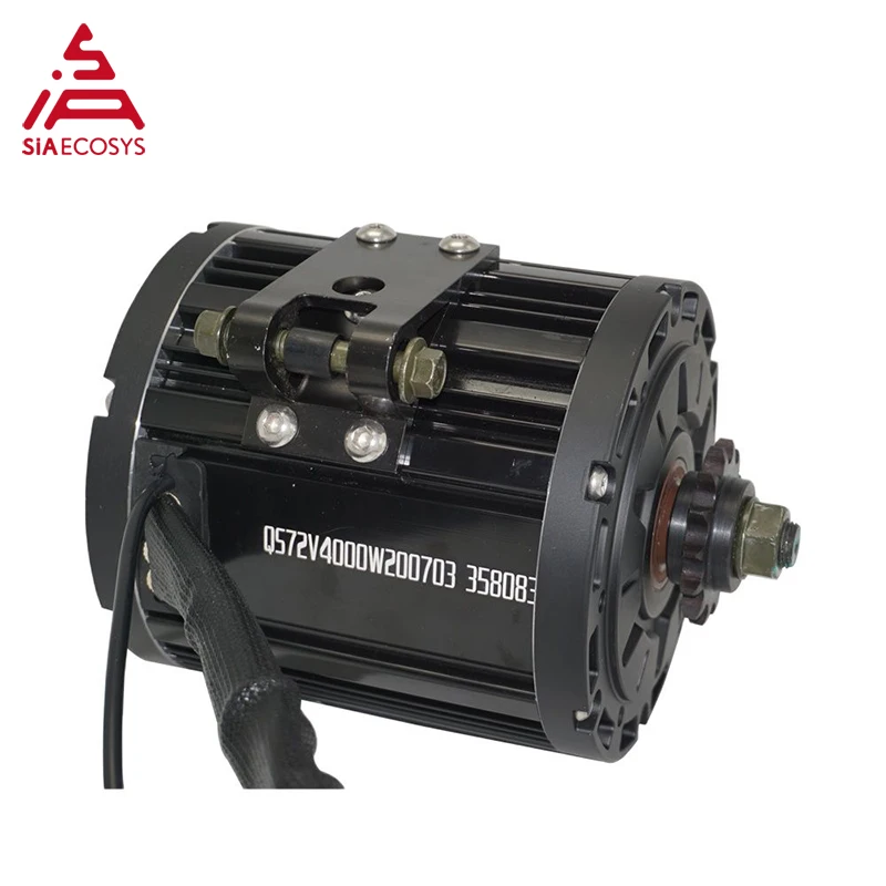 QS мотор 4000W 138 90H Средний привод с EM72200SP sin wave контроллер наборы для мотоцикла 72V -