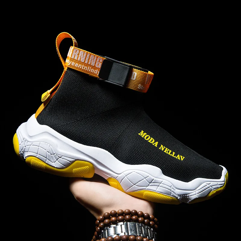 

2020 Autumn and Winter New Breathable High-top Casual Shoes Trendy Wild Youth Running Shoes Sports Men's Shoes