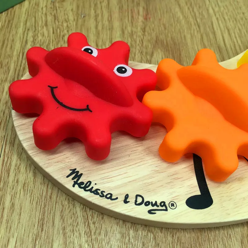 Деревянные блоки Монтессори набор красочных радужных игрушек 6 шт. детские