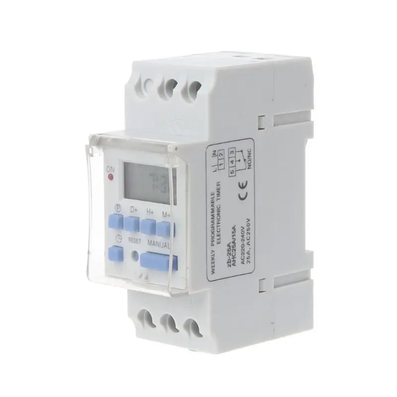 AC220V 16A программируемый цифровой таймер переключение реле управления Din