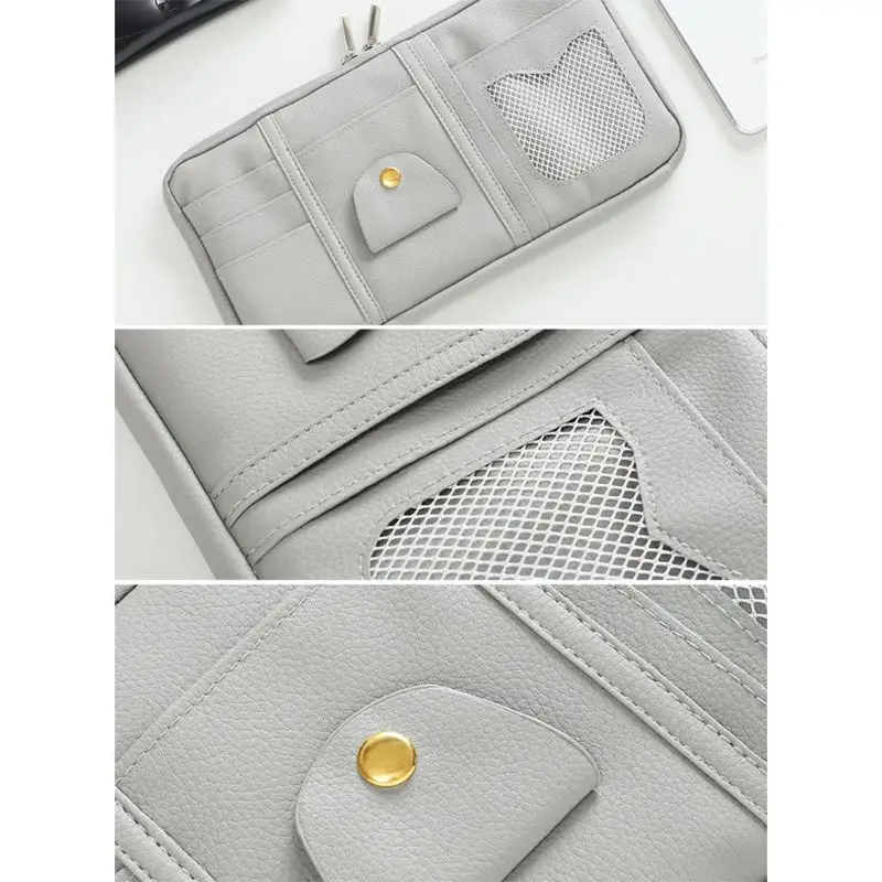 

1 Pc Car Sun Visor Organizer Registration Document Holder Personal Belonging Storage Pouch Auto Interior Accessories