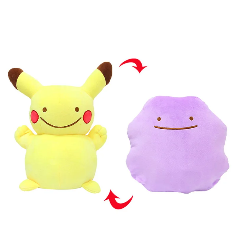 20 см аниме Карманный анимасл Ditto Подушка передачи Пикачу Snorlax Сквиртл Bulbasaur Мягкие