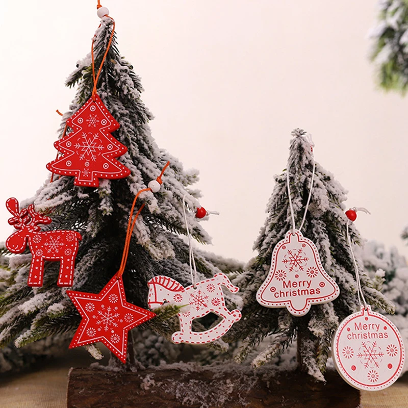 

12 шт., деревянные подвески в виде снежинок